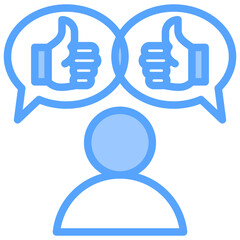 Feedback Blue Icon