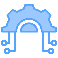 Technology Blue Icon
