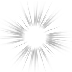 white glowing light burst explosion effect