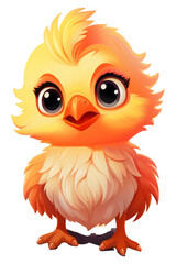 Fototapeta premium Adorable Tiny Chicks Exploring the Farmyard - Sweet Young Chickens in a Sunny Day, Feathered Cuties Roaming Freely