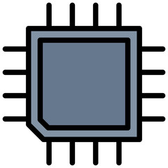Hardware Outline Color Icon