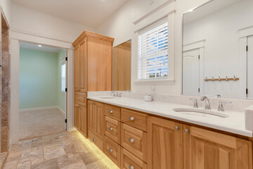 a home bathroom 