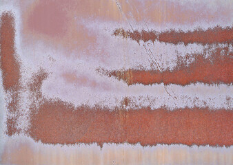 Rusty corrugated iron sheet texture. Abstract background and texture for design.