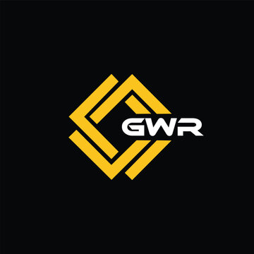 GWR letter design for logo and icon.GWR typography for technology, business and real estate brand.GWR monogram logo.