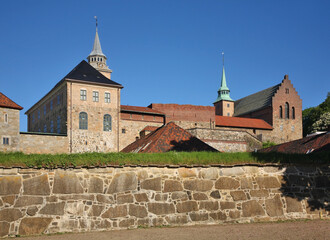 Akershus fortress in Oslo. Norway - 686414643