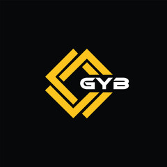 GYB letter design for logo and icon.GYB typography for technology, business and real estate brand.GYB monogram logo.