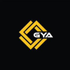 GYA letter design for logo and icon.GYA typography for technology, business and real estate brand.GYA monogram logo.