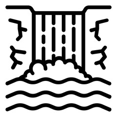 water fall icon