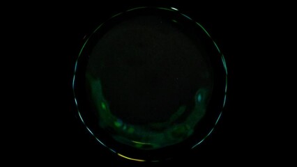 Luminous And Dynamic Water Patterns Mesmerizing Cymatic Waves in Vivid Colors