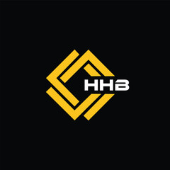 HHB letter design for logo and icon.HHB typography for technology, business and real estate brand.HHB monogram logo.