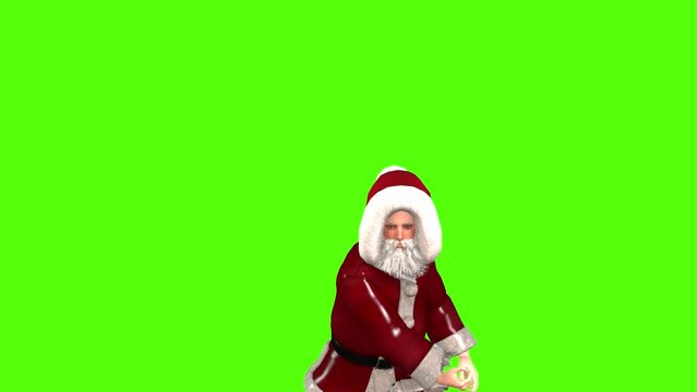 Santa Claus Magical Moves Seamless loop