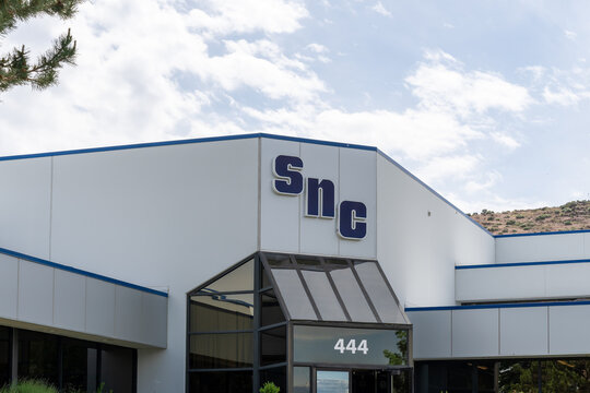 SNC (Sierra Nevada Corporation) headquarters in Sparks Nevada, USA, June 5, 2023. Sierra Nevada Corporation is an American aerospace and national security contractor. 
