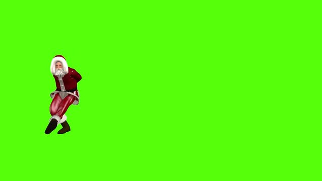 Santa Claus Mickey Dance Seamless loop