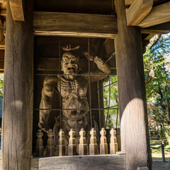 平林寺の仁王像
