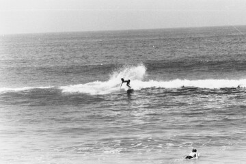 surfer on the beach