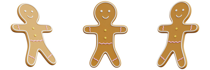 Gingerbread Cookies 3D