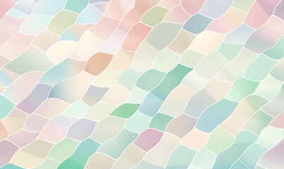 Pastel tone wave pattern,Generative AI