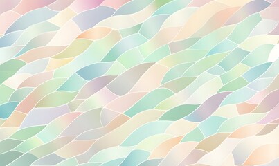Pastel tone wave pattern,Generative AI