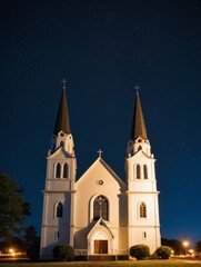 Fototapeta premium Scenic view of a church