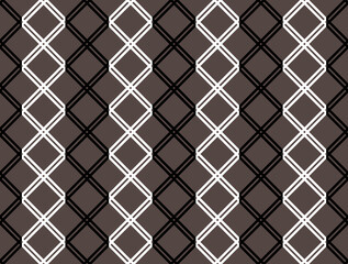 Decor Lattice or Diagonal Grid Seamless Tile