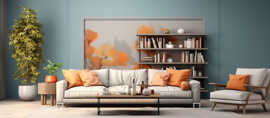visual representation of the living room s interior