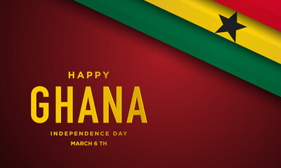 Ghana independence day background design.