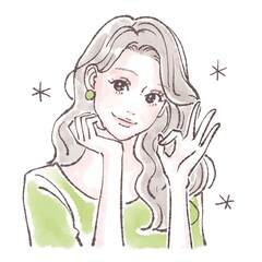 女性・女の子のイラスト素材