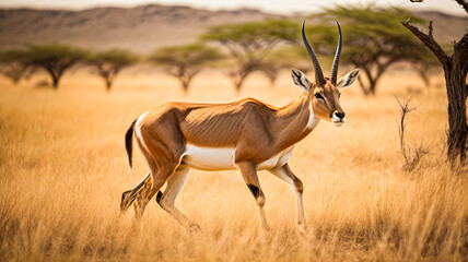 impala in the desert