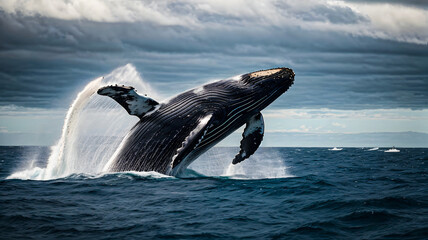 Fototapeta premium dolphin in the water
