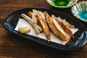 ごぼうの唐揚げ