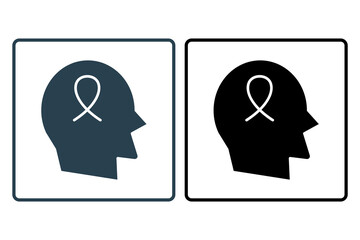 autism icon. icon related to disability and disability symbol . solid icon style. Simple vector design editable