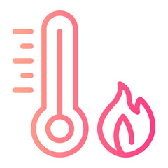 fire gradient icon