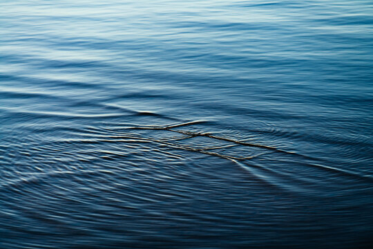 Currents converge to create square waves along the Apalachicola Bay coast off US Highway 98 near Nine Mile, Apalachicola, Florida