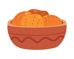 chile food sopaipillas in bowl