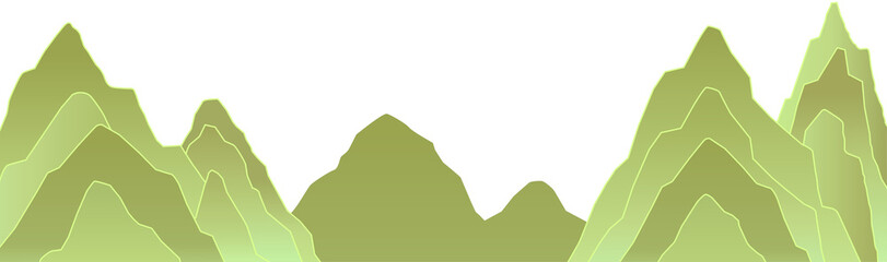 traditional green mountains