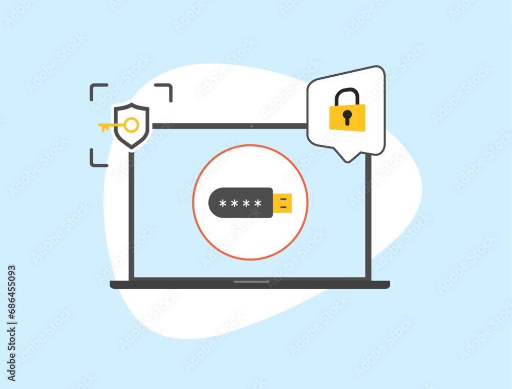 Poster passwordless authentication with fido - fast identity online with private external usb key authentic