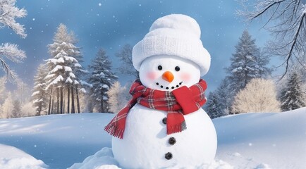 Fototapeta premium Snowman