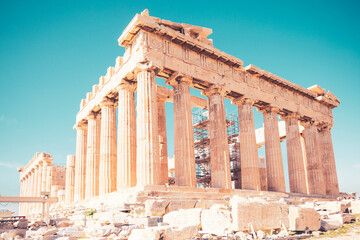 Acropolis, Parthenon in Athens- Travel, vacation,tour tourism concept in Greece