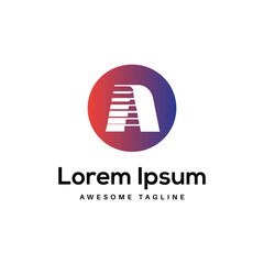 A Letter Logo Design Free Icon