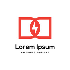 DD Letter Logo Design Free Icon