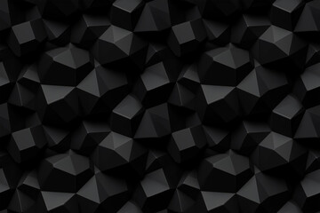 Fototapeta premium Black 3D Geometric Seamless Pattern Texture of Floating Spheres and Cylinders Background: Floating spheres and cylinders in 3D space combine to form a futuristic and dynamic design