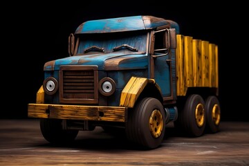 Fototapeta premium car truck, dump truck, trucking, transportation