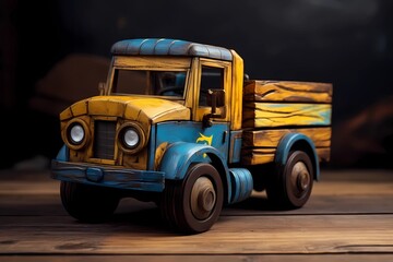 Fototapeta premium car truck, dump truck, trucking, transportation