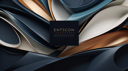 3D Random Shapes Combining Modern Elegance with Abstract Design for Premium Posters, Banners, and Fashion Designs