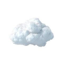 Cloud isolated on transparent background