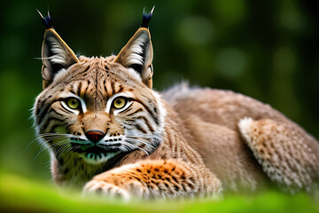 Obraz premium The natural world never ceases to amaze us, and this stunning image of a lynx perfectly captures that wonder!