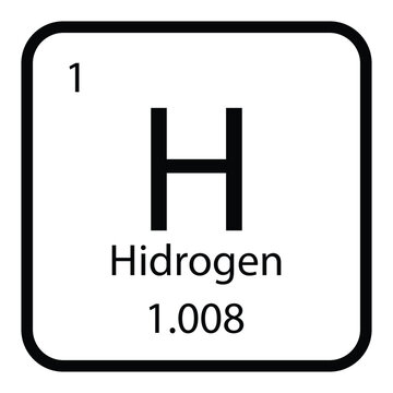 Hidrogen icon vektor