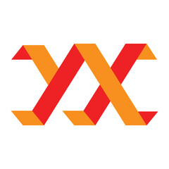 letter yx logo