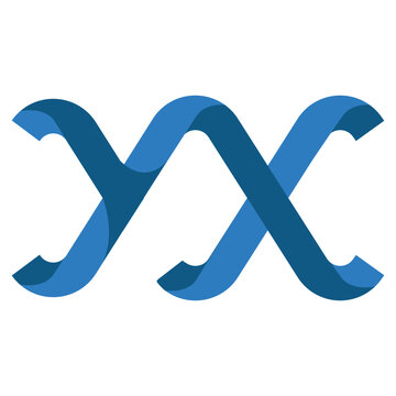 letter yx logo