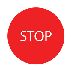 stop vector icon
